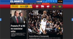 Desktop Screenshot of elnorte.com